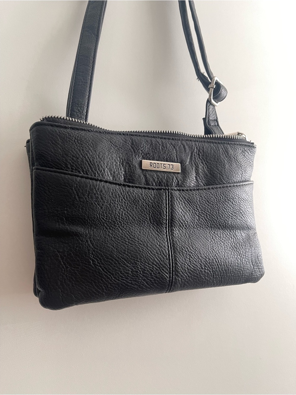 Roots73 Black Crossbody Bag